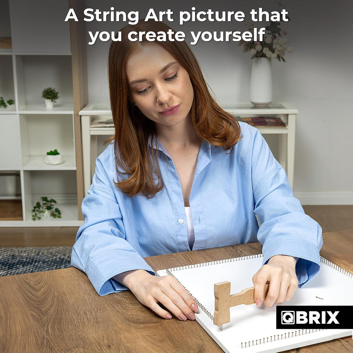 QBRIX Photo Thread Art - Circle/Square